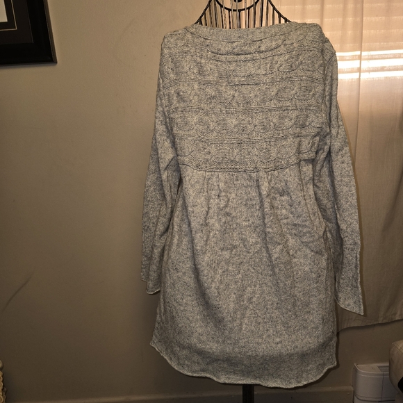 Logo large wool blend cardigan - Picture 6 of 9